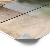 Mom To My Daughter Letter, Girl Birthday Gift ポスター (角)