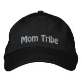 Mom Tribe Embroided Basic Adjustable Cap 刺繍入りキャップ (正面)