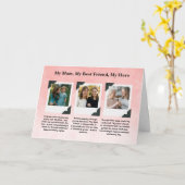 Mom Tribute Photo Collage カード (黄色い花)