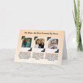 Mom Tribute Photo Collage カード (正面)