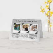 Mom Tribute Photo Collage カード (黄色い花)