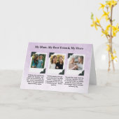 Mom Tribute Photo Collage カード (黄色い花)