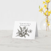 Mom Tulipsカードの紛失 カード (黄色い花)