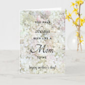 Mom Vanilla Strawberry Hydrangeas母 カード (黄色い花)