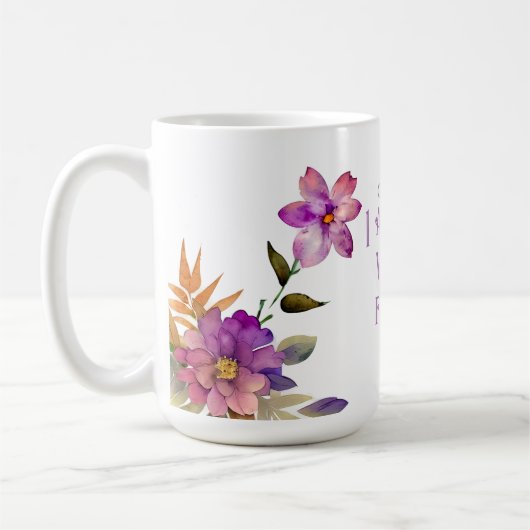 Mom Violet "Glad We Are Friends"マグカップ コーヒーマグカップ (左)