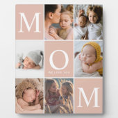 Mom We Love You Photo Collage フォトプラーク (正面)