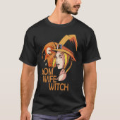 Mom Wife Witch Tシャツ (正面)