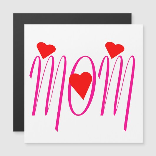 Mom with赤いハートカード (正面/裏面)