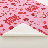 MOM/WOW：ピンク色の赤いラブレター | シェルパブランケット (3/4)