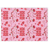 MOM/WOW:ピンク色の赤いラブレター | テーブルクロス (正面(横))