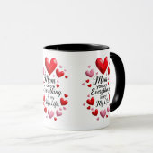 Mom you are everything in my life マグカップ (正面右)