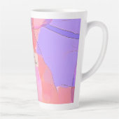 Mom, You Are Loved Abstract Pastel カフェラテマグ (右)