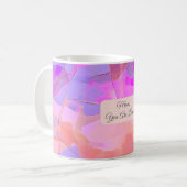Mom, You Are Loved Abstract Pastel コーヒーマグカップ (正面左)