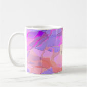 Mom, You Are Loved Abstract Pastel コーヒーマグカップ (左)