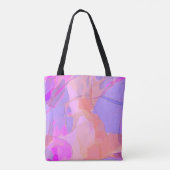 Mom, You Are Loved Abstract Pastel トートバッグ (裏面)