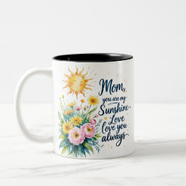 Mom, You Are My Sunshine – ツートン マグカップ (330ml) |