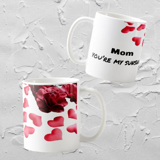 “Mom You Are My Sunshine"Cute Mug Gift for Mom コーヒーマグカップ