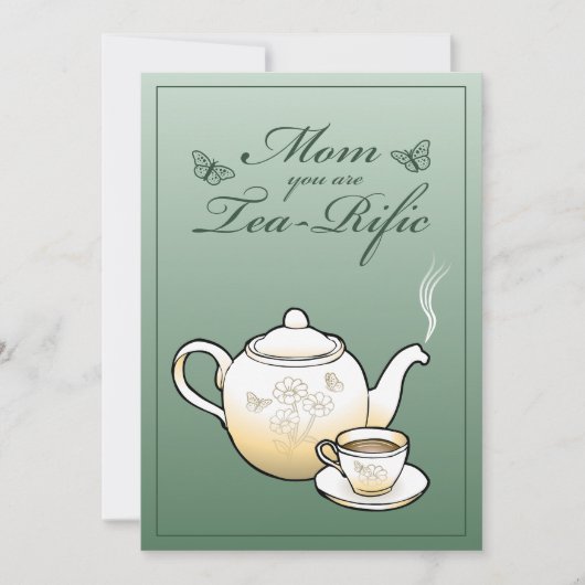 Mom you are Tea-Rific Mothers Day Card シーズンカード (正面)