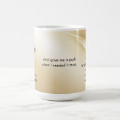 Mom You Held My Hand Quote Mug Gold コーヒーマグカップ (中央)