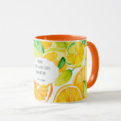 Mom You Make Life Brighter – Citrus Coffee Mug マグカップ (正面右)