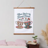 Mom, You’re My Forever Friend 吊り下げ型タペストリー (寝室)