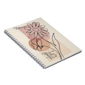 Mom, You’re the Best | Floral Line ノートブック (右側)