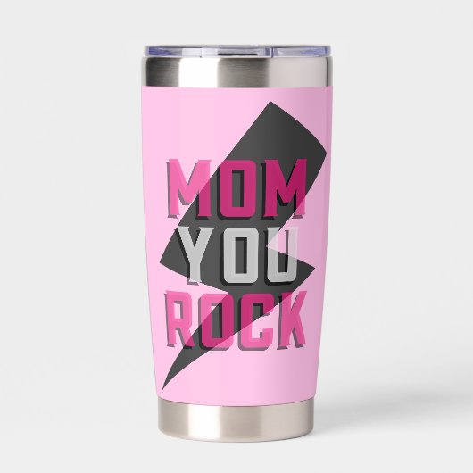 MOM YOU ROCK サーモタンブラー 保温保冷タンブラー (正面)