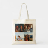 Mom You Were Right 4 Photo Collage Brush Script トートバッグ (裏面)