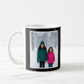Mom You Were Right Funny 1 Photo Keepsake black  コーヒーマグカップ (左)