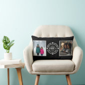 Mom You Were Right Two Photo Modern Keepsake black ランバークッション (椅子)