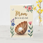 Mom Youre One Of A Kind Card カード (黄色い花)