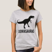 Momasaurasの恐竜のパパのワイシャツ Tシャツ (正面)