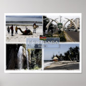 Mombasa – ケニア – モザイク –  ポスター (正面)