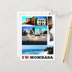 Mombasa – ケニア – 大好き – ポストカード