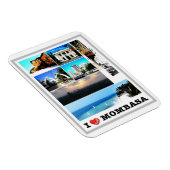 Mombasa – ケニア – 大好き –  マグネット (右側)