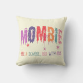 Mombie – ゾンビのように、子供の枕と クッション (正面)