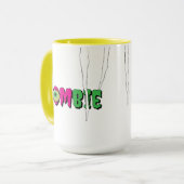 MOMbie Ghoulishly Fun Funny Halloween Mug マグカップ (正面左)