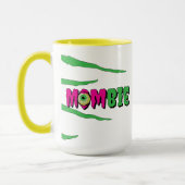 MOMbie Ghoulishly Fun Funny Halloween Mug マグカップ (左)