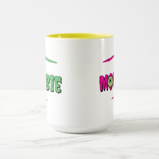 MOMbie Ghoulishly Fun Funny Halloween Mug マグカップ (中央)