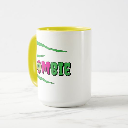 MOMbie Ghoulishly Fun Funny Halloween Mug マグカップ (正面左)