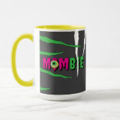 MOMbie Ghoulishly Fun Funny Halloween Mug マグカップ (左)