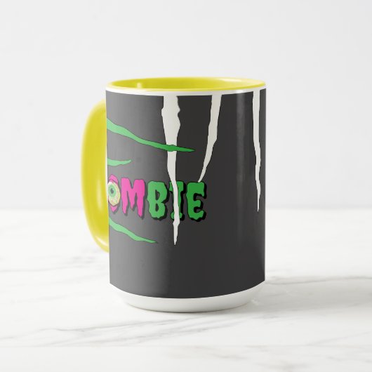 MOMbie Ghoulishly Fun Funny Halloween Mug マグカップ (正面左)