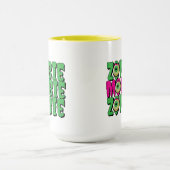 MOMbie Zombie Ghoulishly Fun Funny Halloween マグカップ (中央)