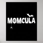 Momcula Tee Mom culaハロウィーンファミリーマッチングマム ポスター (正面)