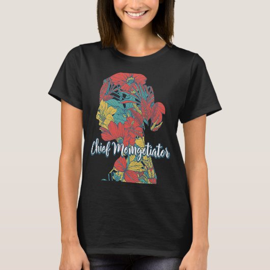 Momegotiator Momユーモアmother Kids母 Tシャツ (正面)
