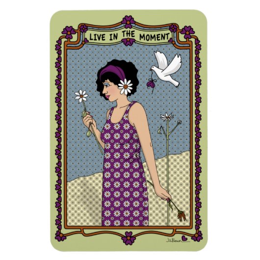 Moment_A_4x6冷蔵庫磁石に住む マグネット (縦)