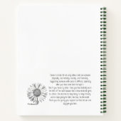 Moment Co.ノートブック – サポート ノートブック (裏面)