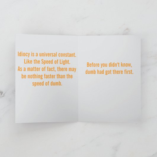 "Momentous Discovery" (Any) Joke  カード (内部)