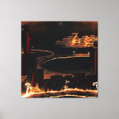 "Moments After" – 神秘的な不可解な芸術。 キャンバスプリント (正面)