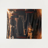 "Moments After" – 神秘的な不可解な芸術。 タペストリー (正面(横))